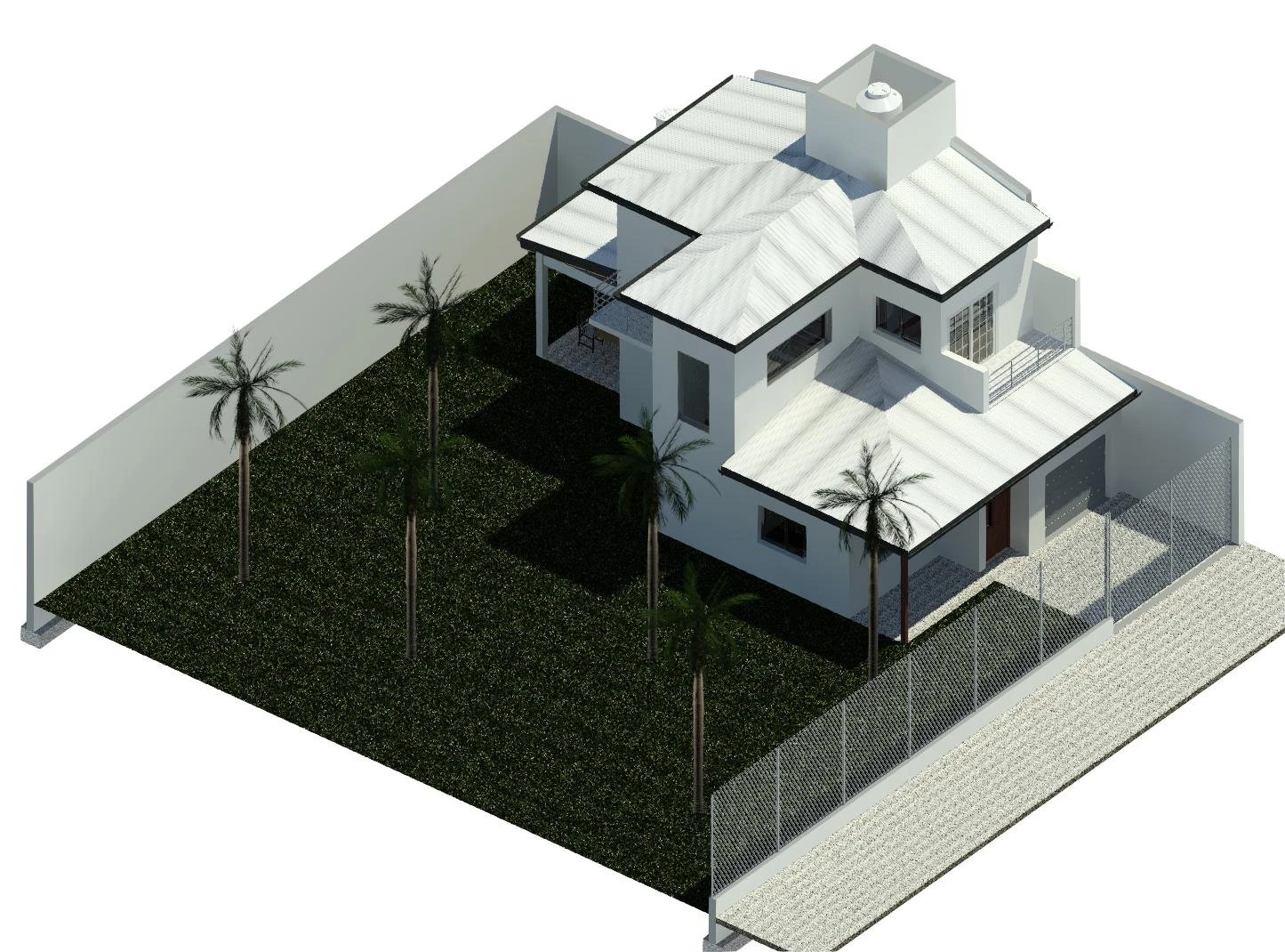 duplex with 2 bedrooms 3D Model .c4d .max .obj .3ds .fbx .stl .blend 