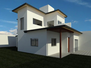 duplex with 2 bedrooms 3D Model