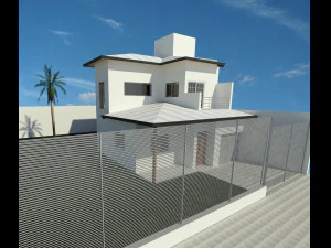 duplex with 2 bedrooms 3D Model