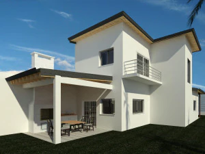 duplex with 2 bedrooms 3D Model