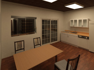 duplex with 2 bedrooms 3D 模型