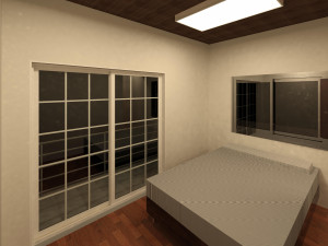 duplex with 2 bedrooms 3D 模型