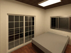 duplex with 2 bedrooms 3D Model