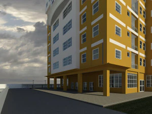 주거용 건물 3D 모델