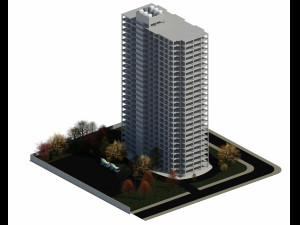 Residential Building Sonne 3D Модель