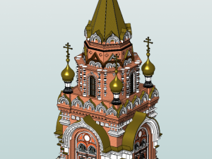 Russian Orthodox Chapel 3D Модель