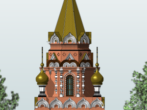 Russian Orthodox Chapel 3D Модель