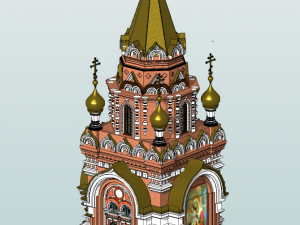 Russian Orthodox Chapel 3D Модель