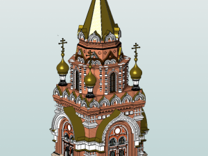 Russian Orthodox Chapel 3D Модель