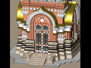 Russian Orthodox Chapel 3D Модель