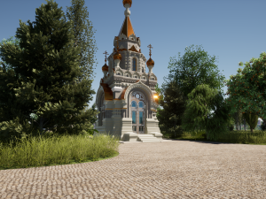 Russian Orthodox Chapel 3D Модель