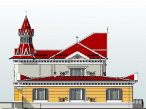 Russian Train Station Modelo 3D