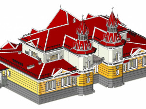 Russian Train Station Modelo 3D