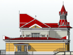 Russian Train Station Modelo 3D