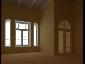 Russian Train Station Modelo 3D