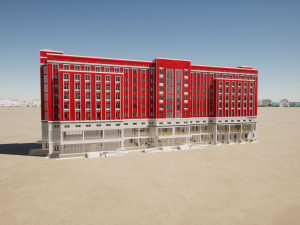 Russian Hotel Model 3D