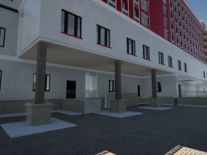 Russian Hotel 3D Model