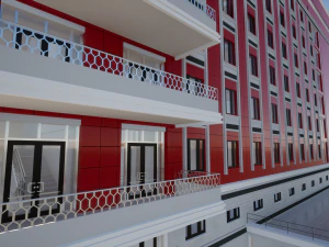 Russian Hotel 3D Model