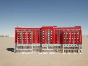 Russian Hotel 3D Model