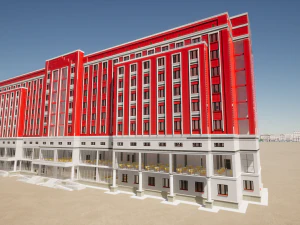 Russian Hotel 3D Model