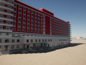 Russian Hotel 3D Model
