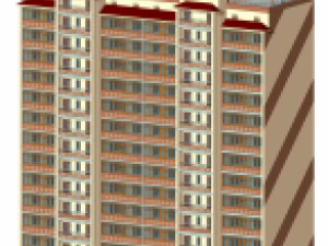 Residential Building 3D Model