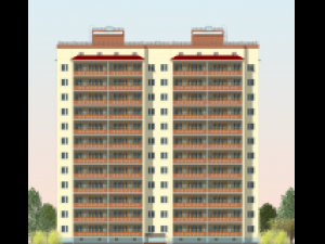 Residential Building Modello 3D