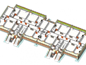 Residential Building Modello 3D