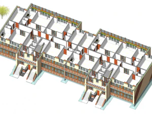 Residential Building 3D Model
