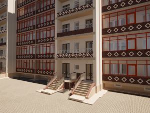 Residential Building Modello 3D