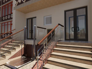 Residential Building 3D Model