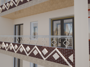 Residential Building Modello 3D