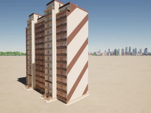 Residential Building 3D Model