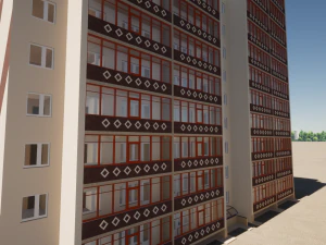 Residential Building 3D Model