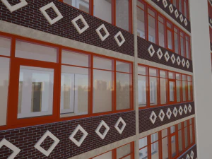 Residential Building 3D Model