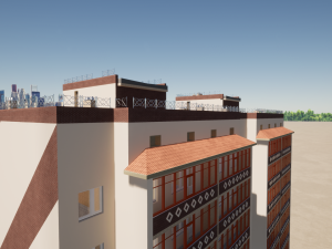 Residential Building Modello 3D