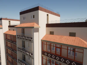 Residential Building 3D Model