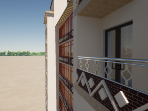 Residential Building Modello 3D