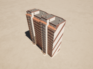 Residential Building Modello 3D