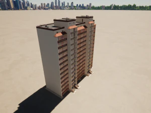 Residential Building 3D Model