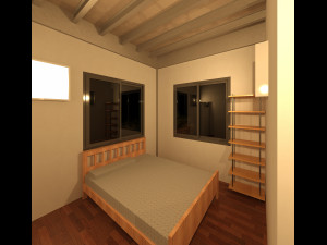 Modular Metal House Model 3D