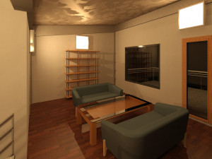 Modular Metal House Model 3D