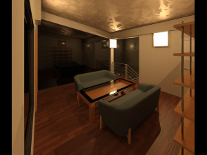 Modular Metal House Model 3D