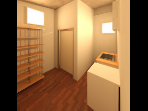 Modular Metal House Model 3D