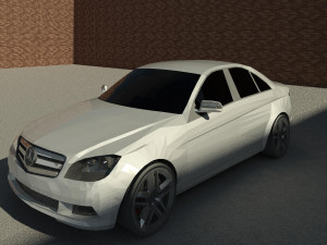 Mercedes-Benz C-Class W204 3D Модель