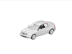 Mercedes-Benz C-Class W204 3D Модель