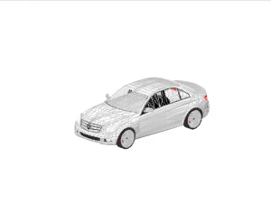 Mercedes-Benz C-Class W204 3D Model
