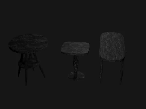 tables 3D Model