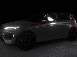 range rover evoque 2019 3D Модель