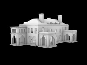 elm court residence 3Dプリントモデル